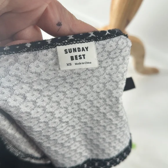 Aritzia Sunday Best Kissy bra top crop y2k summer beach sexy sz xs - Picture 8 of 14